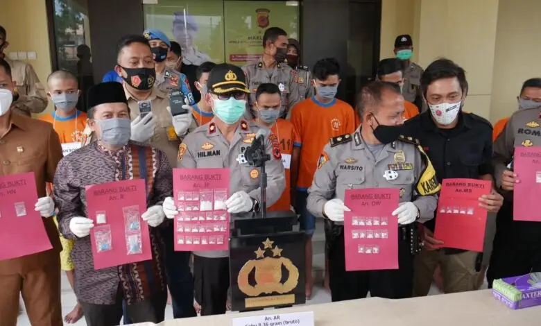 11 Bandar Narkoba di Cianjur Ditangkap, Ada Oknum Perangkat Desa
