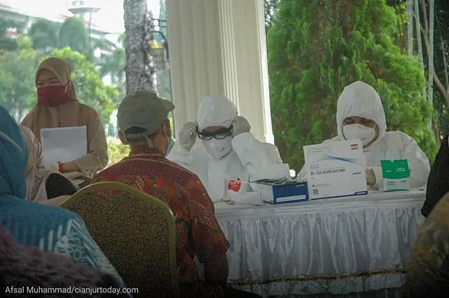 Ada Kabar Baik, Ini Hasil Rapid Test 26 Warga Perumahan Griya Cianjur