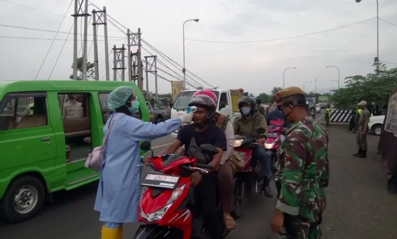 Ada Pengecekan Suhu Tubuh di Perbatasan Sebelum Masuk Cianjur