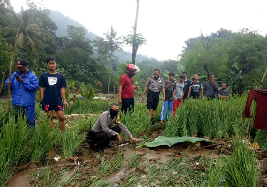 Air Sungai Cianjur Tiba-tiba Deras, Tiga Petani Hanyut, Satu Tewas