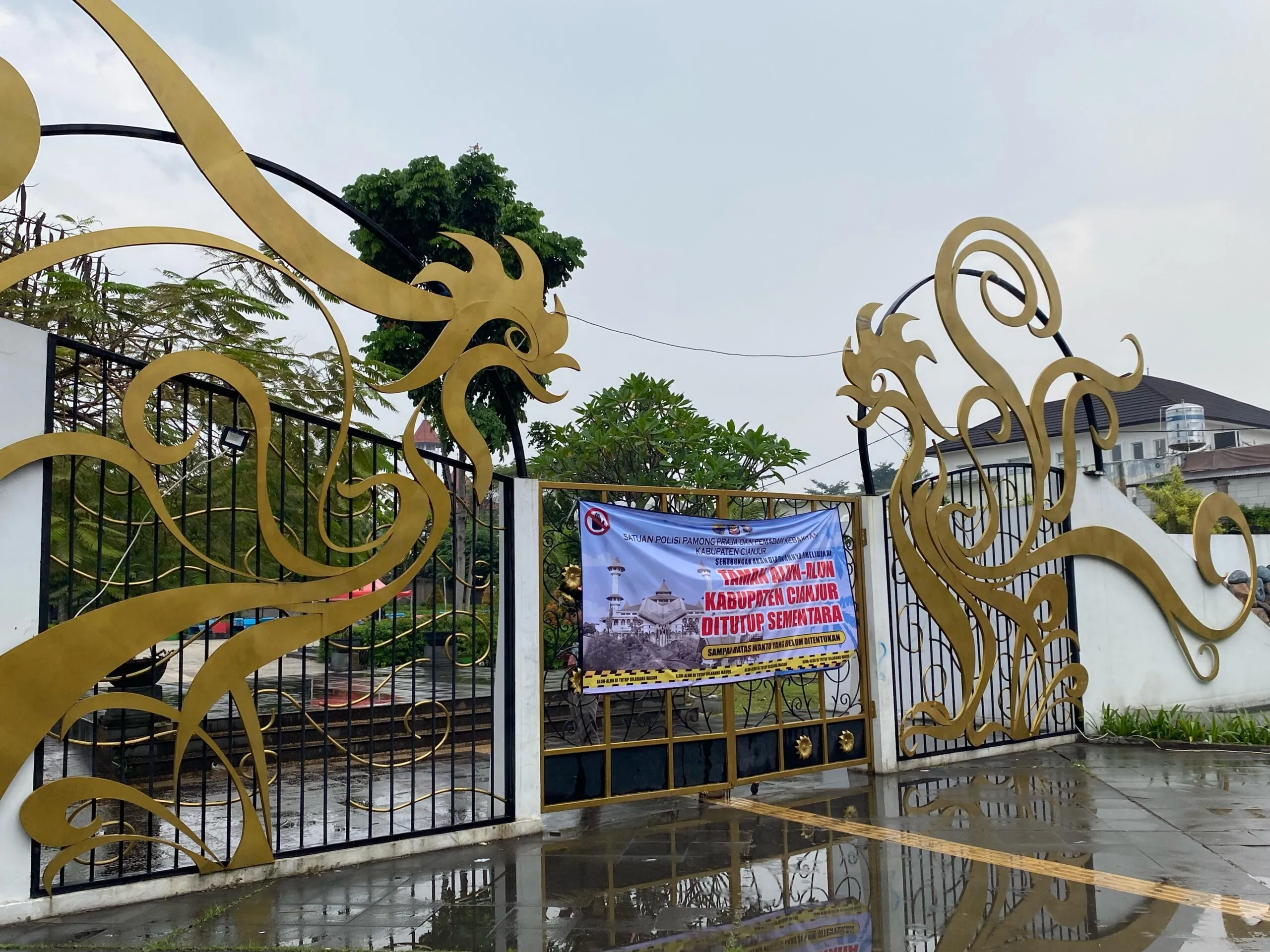 Alun-alun Cianjur Ditutup Dua Hari, Sambut Kunjungan Gubernur Jabar