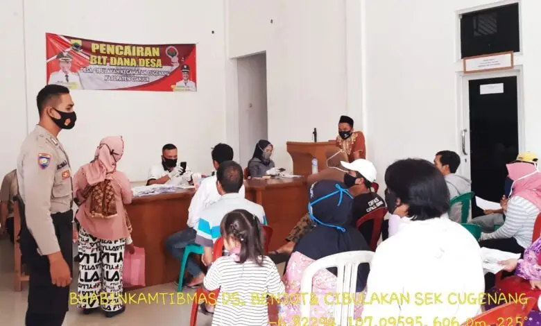 Amankan Pencairan BLT di Cibulakan, Polisi: Jangan Ada Pemotongan!