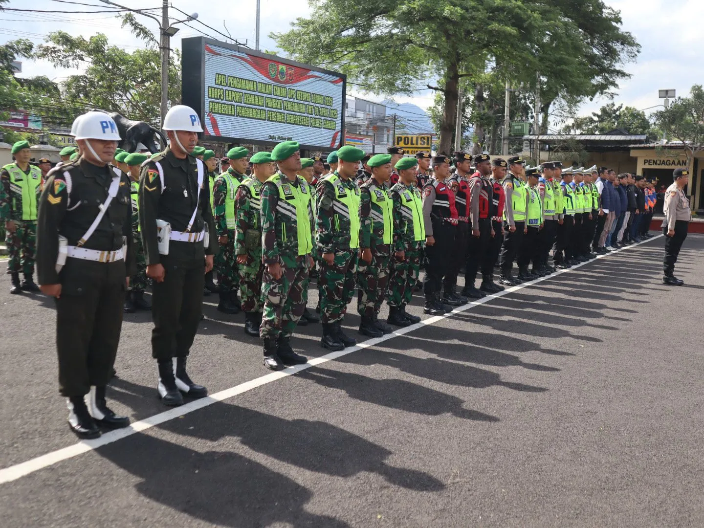 Amankan Takbiran Idulfitri 2025, Polres Cianjur Siagakan Personel Gabungan