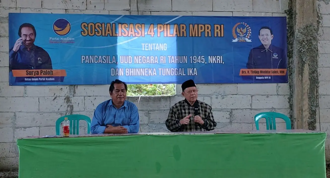 Anggota DPR RI Tjetjep Muchtar Soleh Sosialisasikan Empat Pilar Kebangsaan di Kecamatan Leles Cianjur