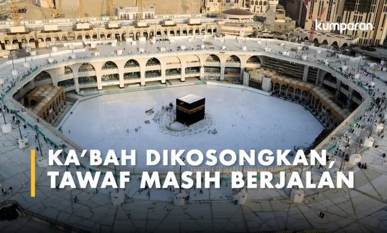 Area Sekitar Ka'bah Dikosongkan untuk Cegah Corona