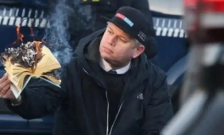Bakar Alquran Politisi Swedia Rasmus Paludan Tuai Kecaman Umat Muslim