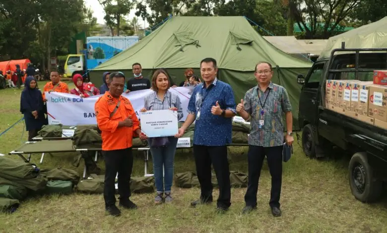 Bakti BCA Gerak Berdonasike Lokasi Gempa Cianjur