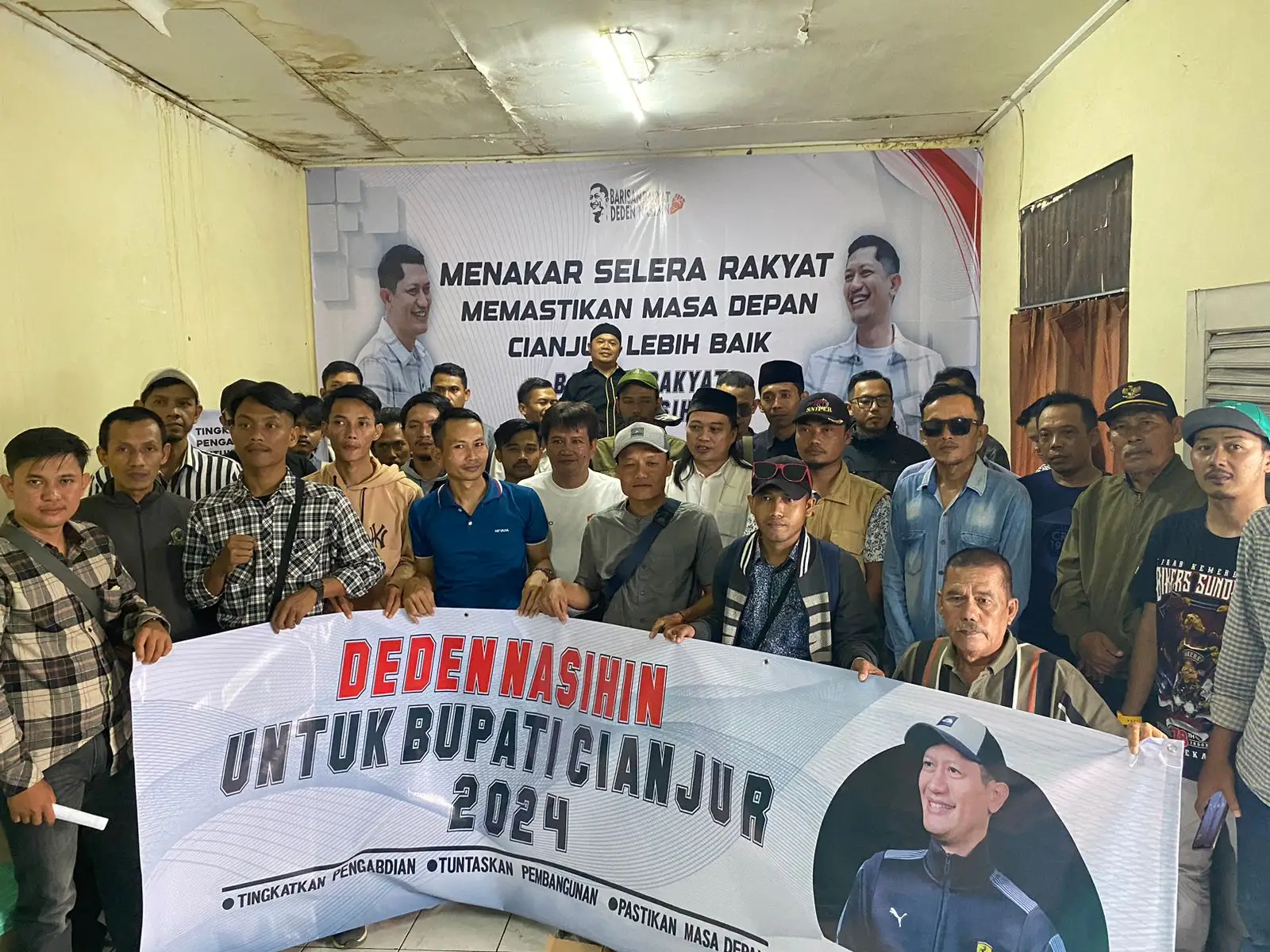 Barisan Rakyat Deden Nasihin Dukung Penuh Kang Denas Jadi Cabup Cianjur