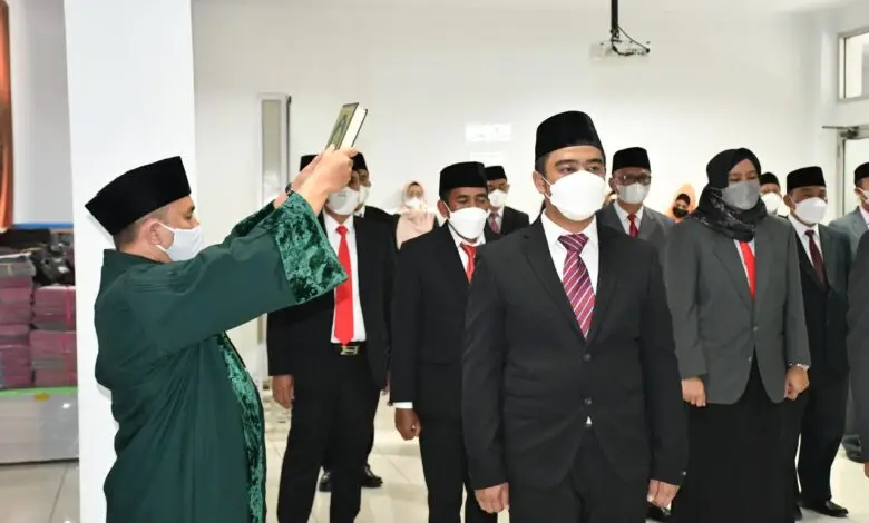 Belasan Camat di Kabupaten Cianjur Dilantik jadi PPATS