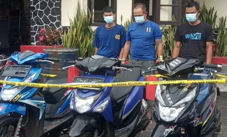 Beraksi Pakai Kunci T, Pelaku dan Penadah Curanmor di Cianjur Ditangkap Polisi