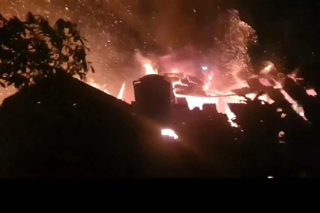 Berawal Dari Ledakan, Dua Rumah di Cianjur Kebakaran, Kerugian Ratusan Juta Rupiah