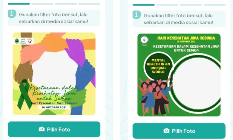 Bingkai Foto Twibbon dan Tema Hari Kesehatan Jiwa Sedunia 2021