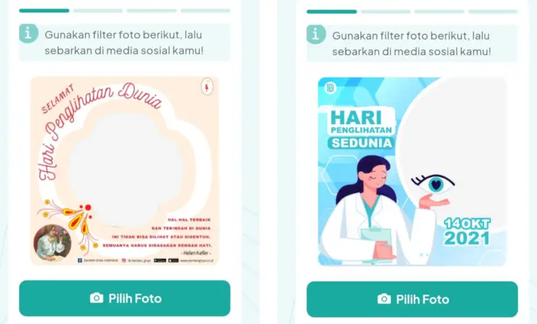 Bingkai Foto Twibbon Hari Penglihatan Sedunia 2021