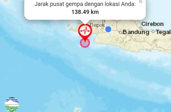 BREAKING NEWS: Gempa di Banten Hari Ini Terasa sampai Cianjur