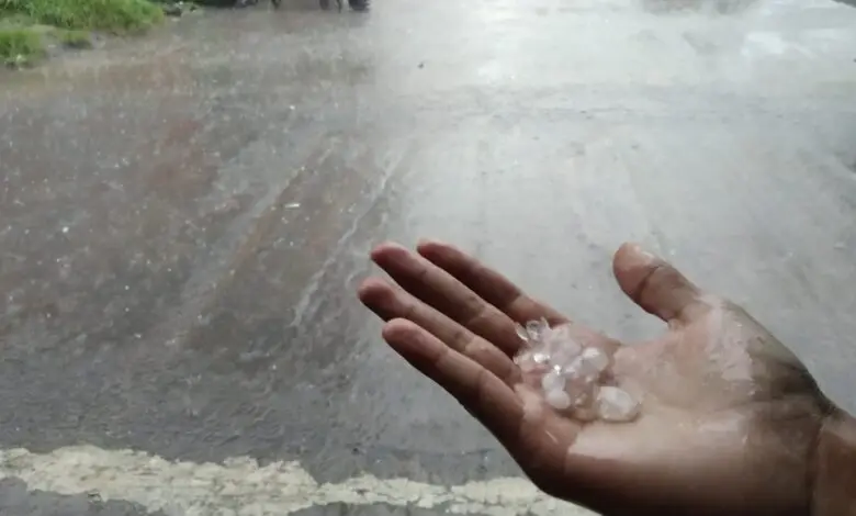 Breaking News! Hujan Es dan Angin Kencang Landa Cianjur