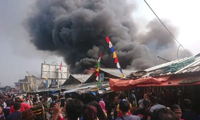Breaking News: Pasar Ciranjang Kebakaran, Damkar Cianjur Dikerahkan