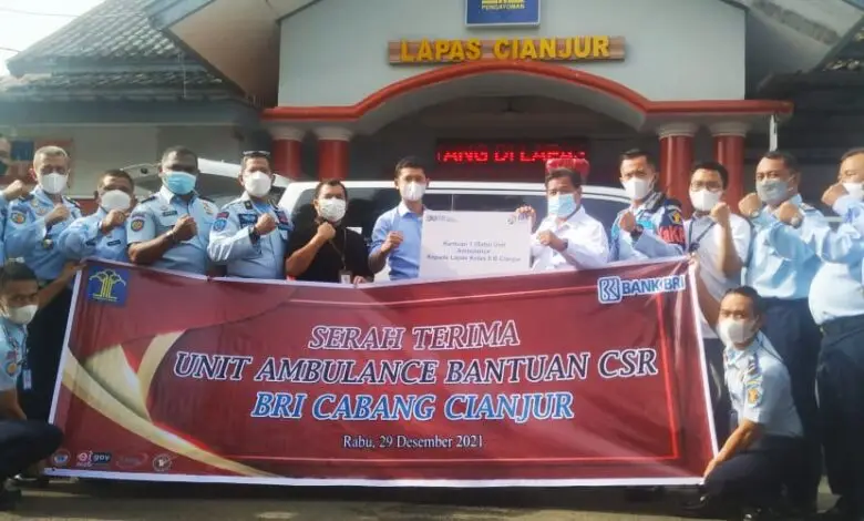 BRI Berikan Ambulans untuk Lapas Cianjur