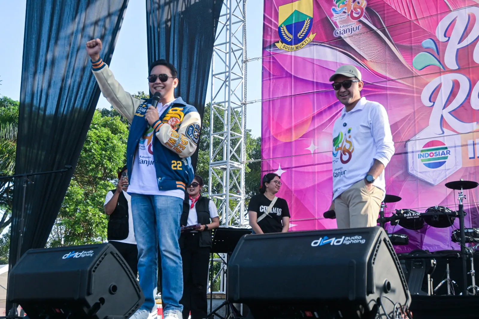 Bupati dan Wabup Cianjur Kompak Meriahkan Spektakuler Pesta Raya Indosiar