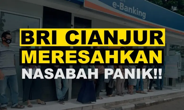 Cemas, Nasabah BRI di Cianjur Ramai-ramai Pindahkan Saldo Rekening