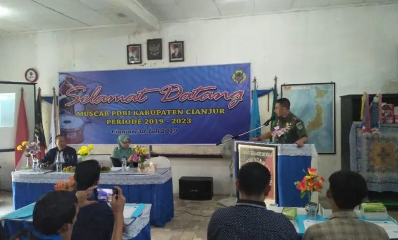 Dandim 0608 Semangati Drumer pada Muscab PDBI