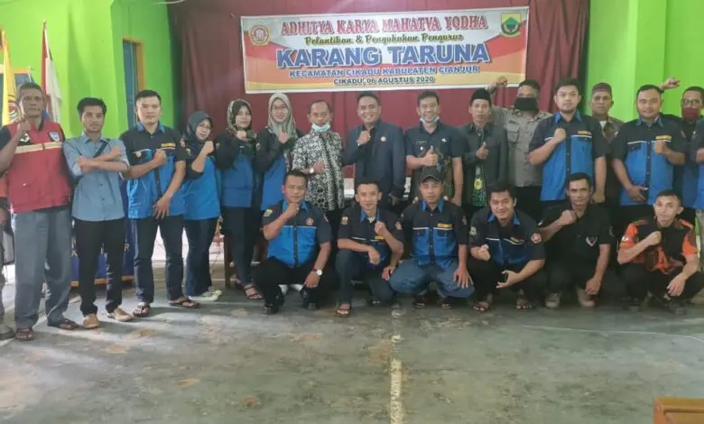 Dikukuhkan, Karang Taruna Cikadu Diharapkan Jadi Agen Perubahan