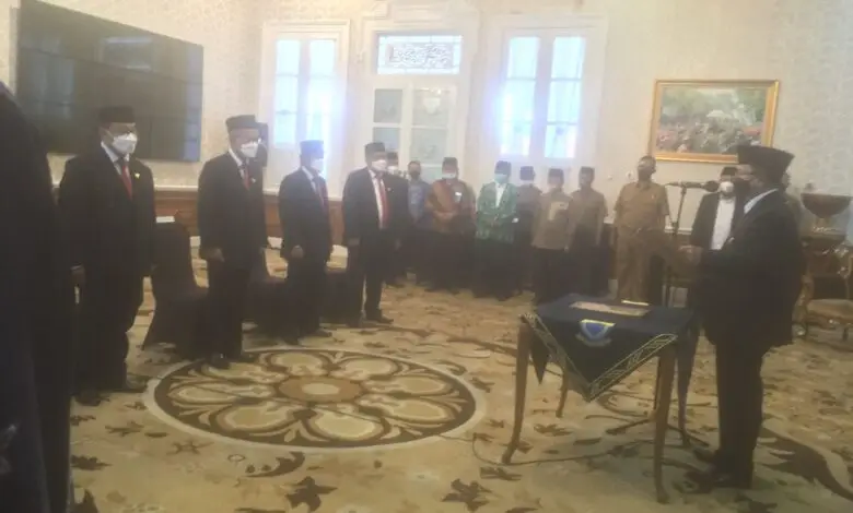 Dilantik di Pendopo, Inilah Nama Lima Pejabat Baru Baznas Cianjur