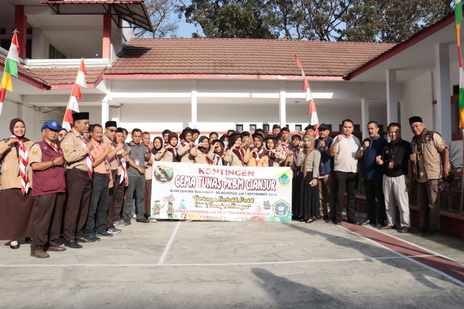 Disdikpora Lepas Kontingen Gema Tunas PKBM Cianjur