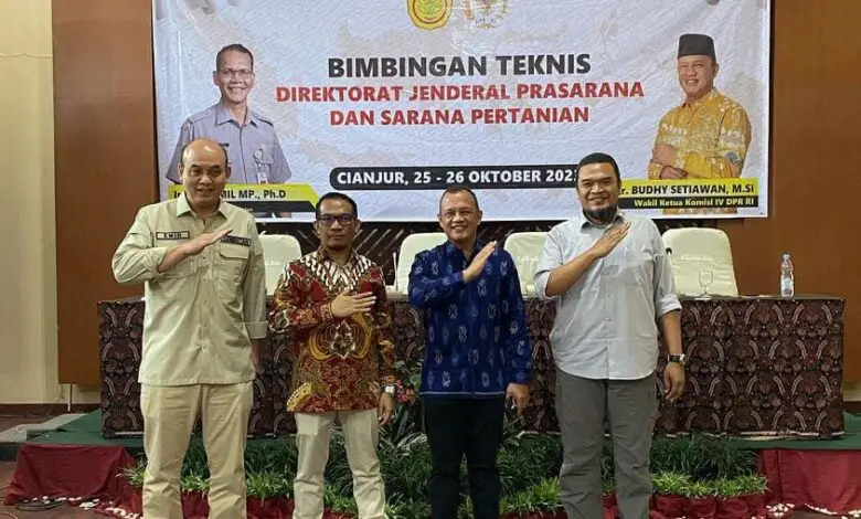 Dongkrak Sektor Pertanian Berdaya Saing Tinggi, Kementan - DPR RI Bimtek Puluhan Petani di Cianjur