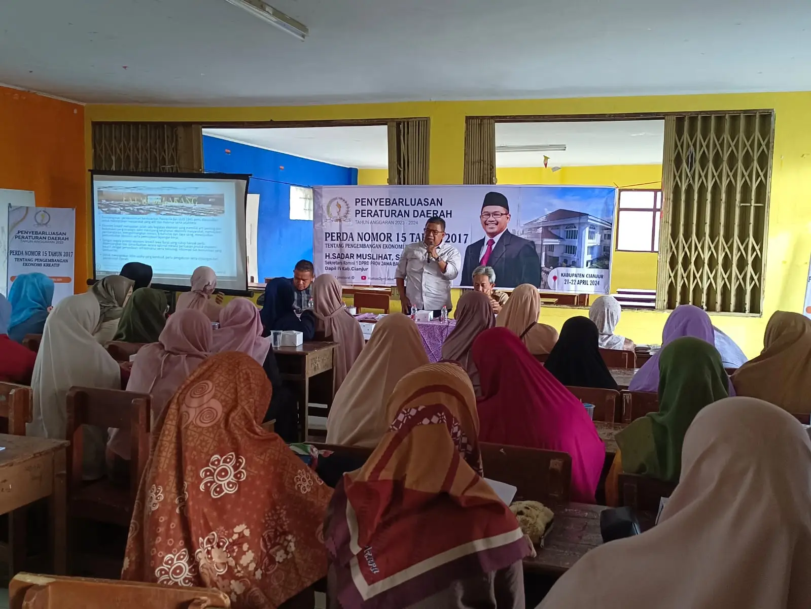 Dorong Stimulasi Ekonomi Kreatif Warga, Sekretaris Komisi 1 DPRD Jabar Gencar Sosialisasi Perda 15 Tahun 2017