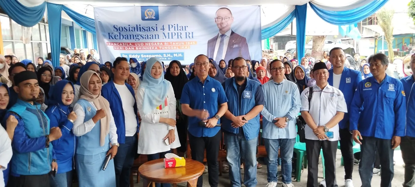 DPD PAN Cianjur Gelar Pasar Murah Ramadan, 1000 Paket Sembako Dibagikan ke Warga