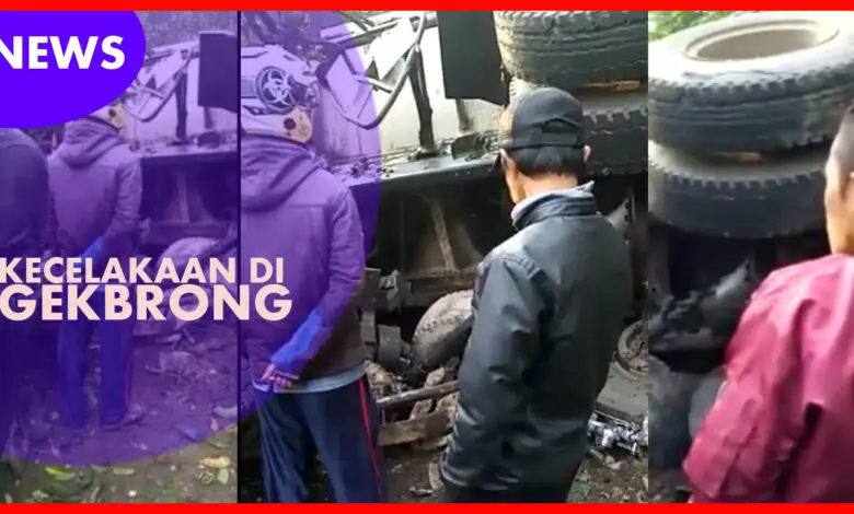 Dua Truk Tangki Kecelakaan di Gekbrong, Satu Terguling Hantam Rumah
