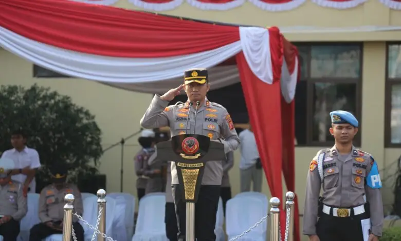 Early Warning Antisipasi Kejahatan, Polres Cianjur Gelar Apel Satkamling