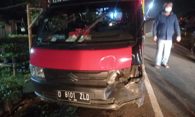 Empat Kendaraan Kecelakaan Beruntun di Jalan Raya Puncak Ciloto