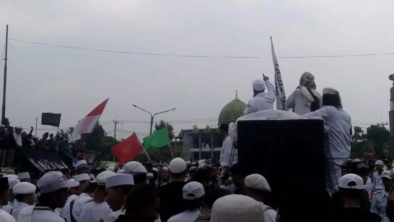 FPI dan Ormas Islam Cianjur Gelar Aksi Bela Nabi Muhammad