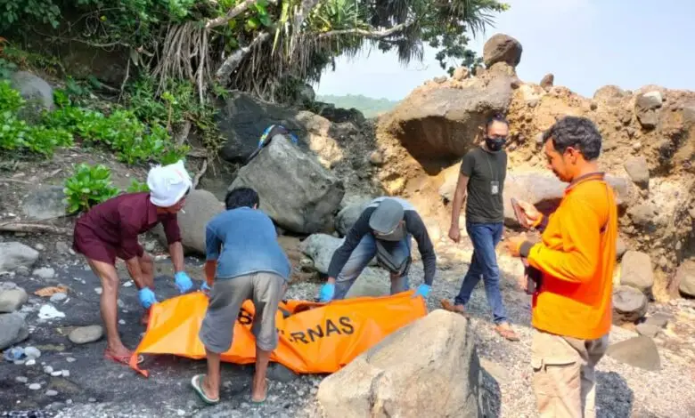 Geger Penemuan Mayat di Pantai Cisela Poponcol Cidaun, Ternyata Korban Tenggelam Januari Lalu