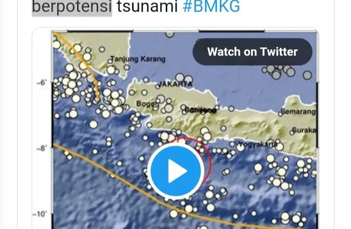 Gempa Pangandaran Berkekuatan 5,2 Magnitudo, Terasa hingga Cianjur