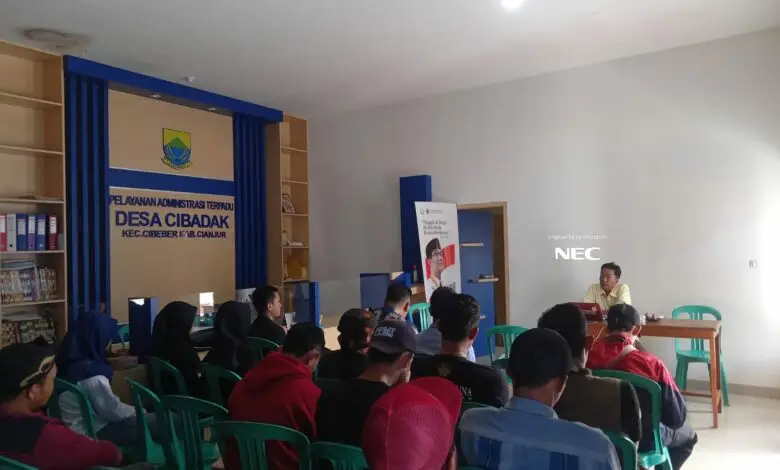 Goes To Desa, Pemuda Literasi Cianjur Sosialisasi ke Desa Cibadak
