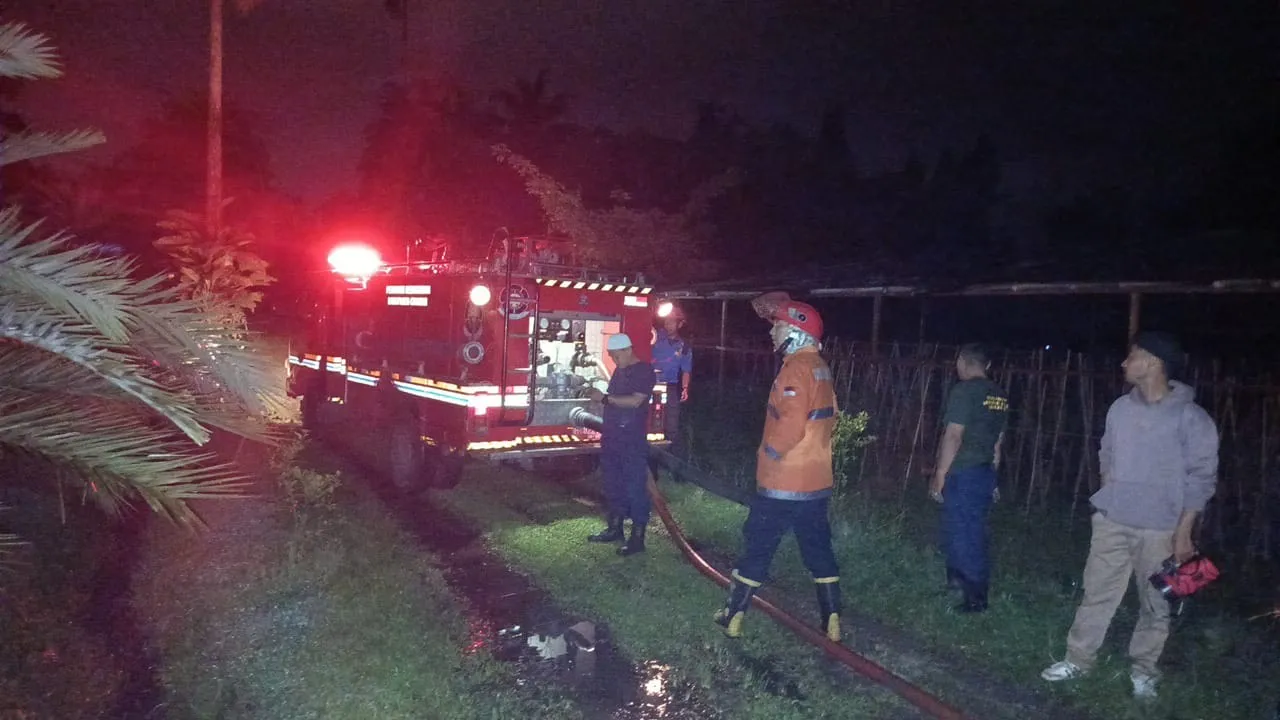 Gudang di Cianjur Ludes Terbakar, Diduga Akibat Korsleting Listrik