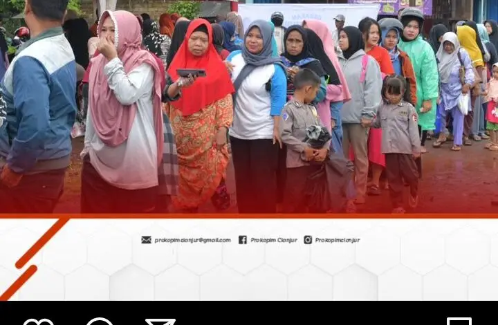 Harga Beras Mahal, Pangan Murah Digelar di Karangtengah Cianjur