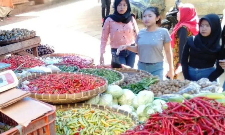 Harga Cabe-cabean di Pasar Cipanas Melejit Naik