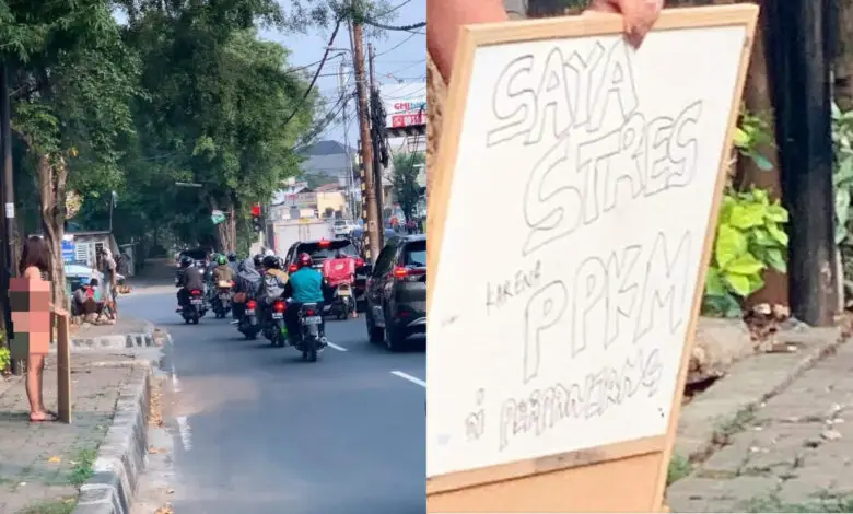 Heboh! Protes Kebijakan PPKM, Dinar Candy Pakai Bikini Seksi di Jalanan