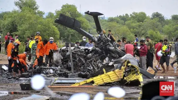 Helikopter TNI AD Jatuh di Kendal, Ini Penjelasan Kadispenad