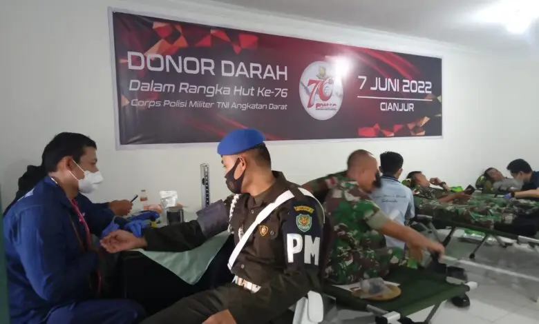 HUT ke-76 Pomad Gelar Kegiatan Donor Darah