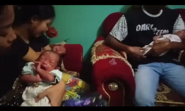 Ibu di Cianjur Lahirkan Bayi Perempuan Kembar Tiga