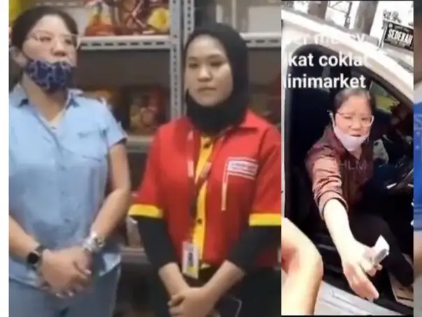 Ibu Pakai Mercy Tertangkap Basah Ngutil di Alfamart, Karyawan Disuruh Minta Maaf