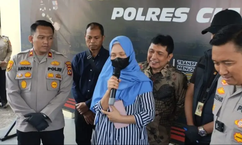 Ida TKW Korban TPPO di Pulangkan Polres Cianjur