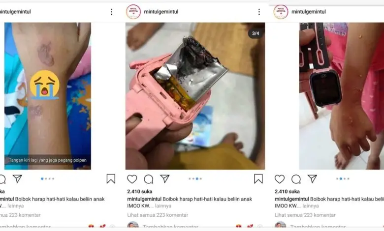 IMOO KW Meledak di Tangan Bocah