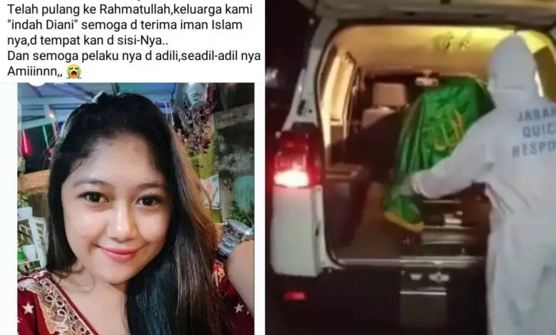 Indah Daniarti, Perempuan Cianjur yang Dibakar Pacar Meninggal Dunia