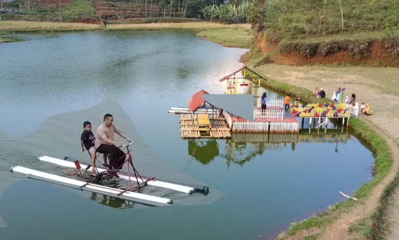 Indahnya Situ Cibeureum Cidadap, Bisa Main Sepeda di Atas Air