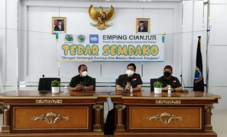 Jabar Bergerak Cianjur Tebar 500 Bantuan Paket Sembako